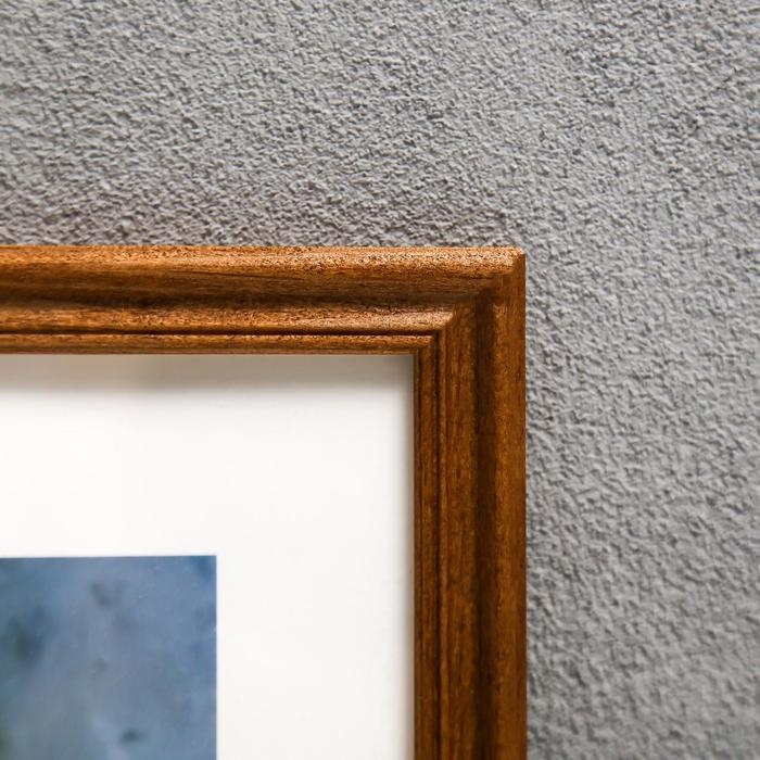 Фоторамка 20х25 (3N80) орех (пластиковый экран) Фоторамка 20х25 (3N80) орех (пластиковый экран)