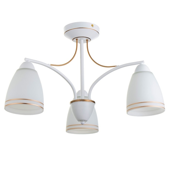 Люстра Люстра "Фрэнликс" 3хЕ27 40Вт белый 54х54х30 см BayerLux