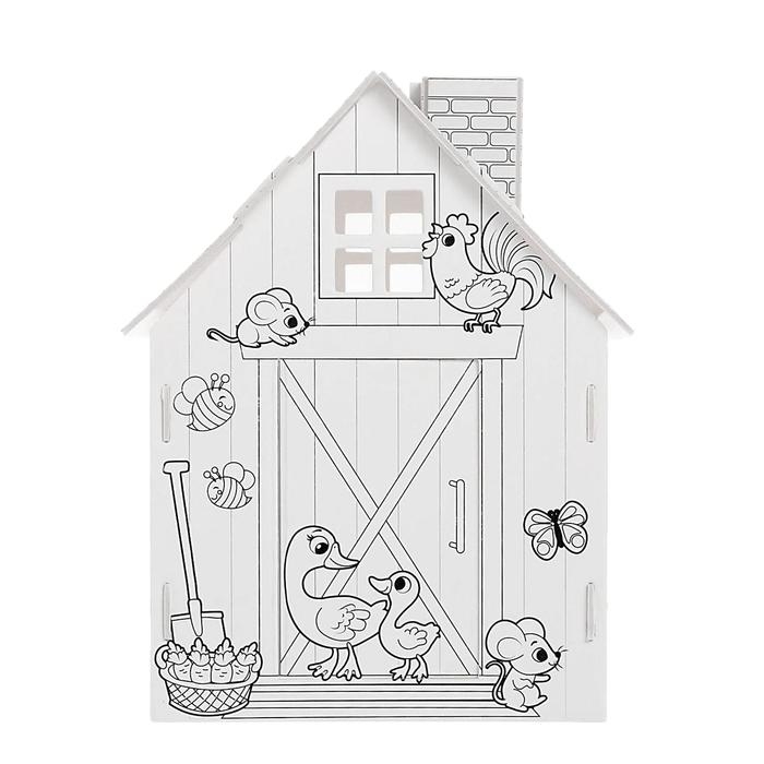 Домик-раскраска «Ферма» 3 в 1 Домик-раскраска «Ферма» 3 в 1