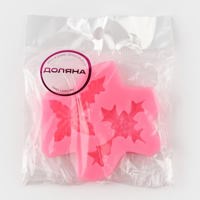 Молд Доляна «Крестики», силикон, 7×7×0,9 см, цвет МИКС Молд Доляна «Крестики», силикон, 7×7×0,9 см, цвет МИКС