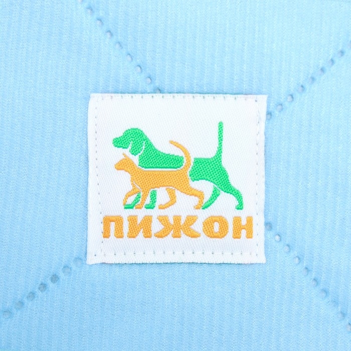 Пелёнка для животных многоразовая впитывающая, 60 х 50 см, голубой Пелёнка для животных многоразовая впитывающая, 60 х 50 см, голубой
