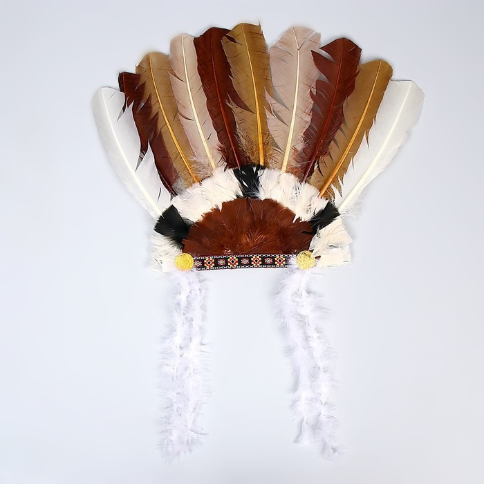 Карнавальный головной убор «Индеец» Карнавальный головной убор «Индеец»