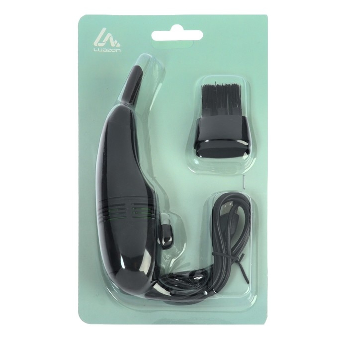 USB Пылесос LuazON MR-01, для ПК, с насадками, USB, чёрный USB Пылесос LuazON MR-01, для ПК, с насадками, USB, чёрный