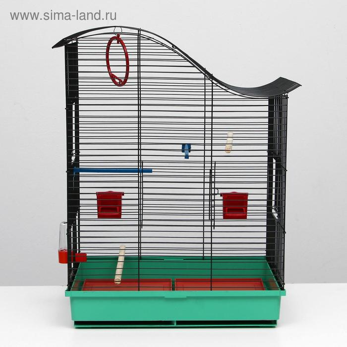 Клетка для попугая Клетка для попугая "Фиона", 4 яруса, 48 х 38 х 65 см, микс цветов