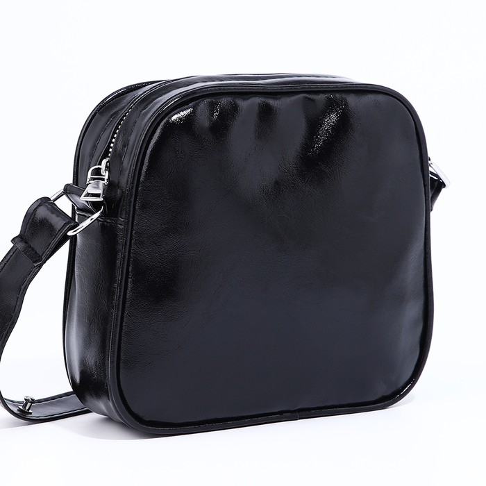 Сумка кросс-боди на молнии, цвет чёрный Сумка кросс-боди на молнии, цвет чёрный