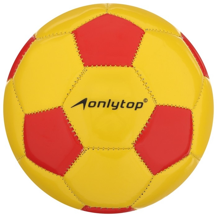 Футбольный мяч ONLYTOP, машинная сшивка, 32 панели, р. 2, EVA, цвет МИКС