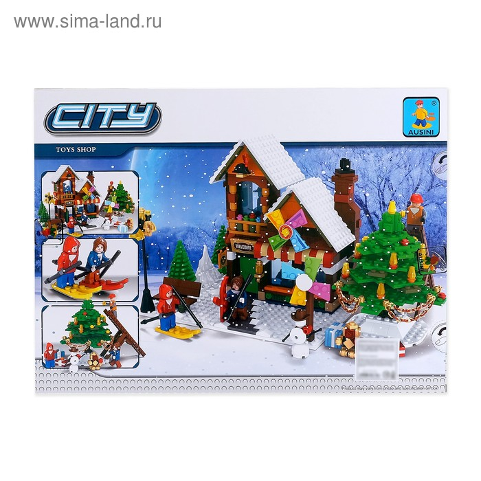 Конструктор «Рождественский парк», 812 деталей Конструктор «Рождественский парк», 812 деталей