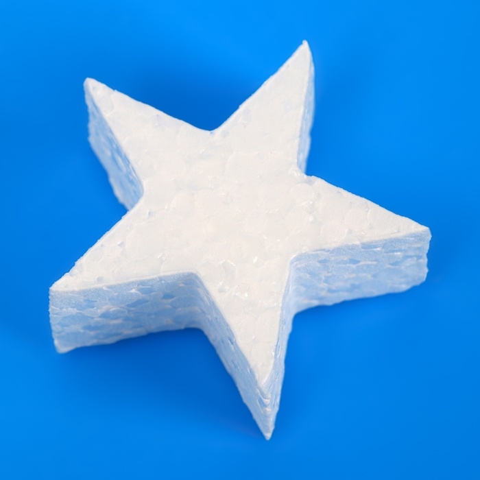 Форма из пенопласта Форма из пенопласта "Звезда", 5 х 2 см, набор 10 шт