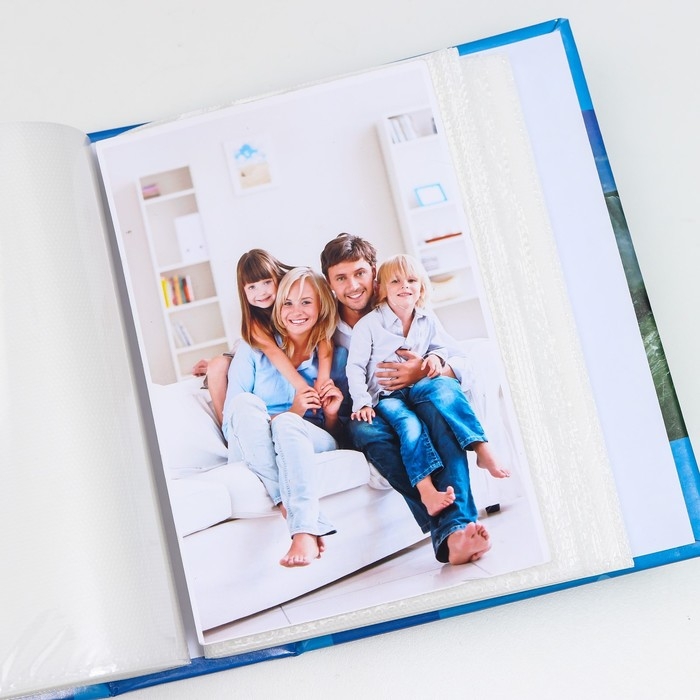 Фотоальбом на 96 фото 10х15 см Фотоальбом на 96 фото 10х15 см "Горный рельеф" МИКС 16,5х12,5х5 см