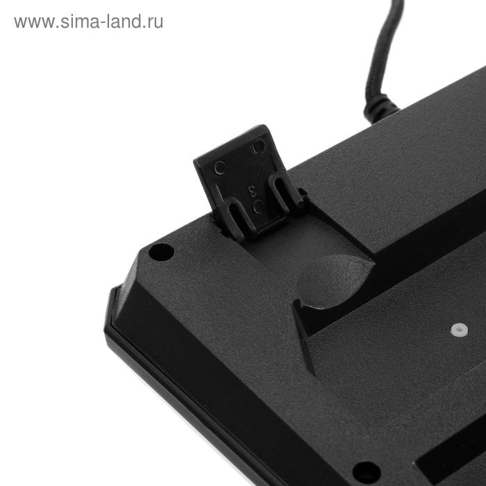 Клавиатура Qumo Base K59, проводная, мембранная, 104 клавиши, USB, подсветка, чёрная Клавиатура Qumo Base K59, проводная, мембранная, 104 клавиши, USB, подсветка, чёрная
