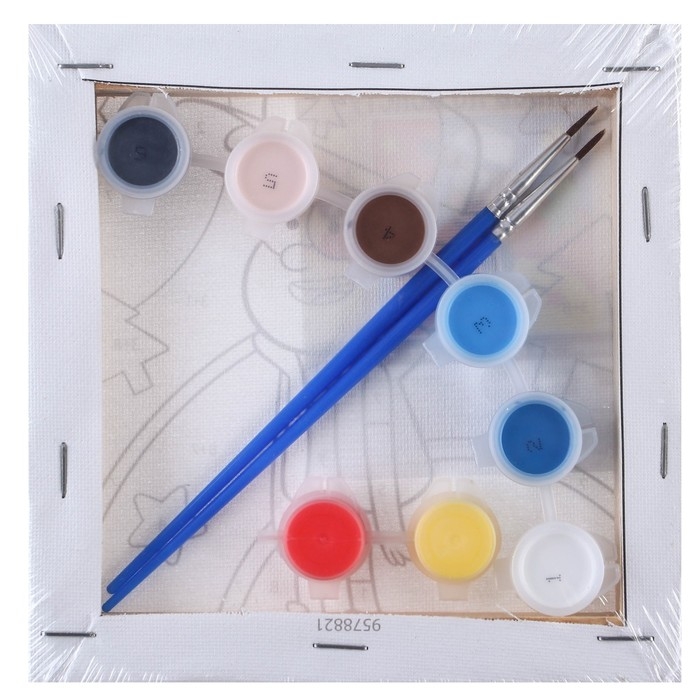 Картина по номерам для детей Картина по номерам для детей "Диппер" 15х15 см, Гравити Фолз