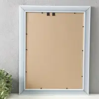 Фоторамка для фото 30х40 см "Luxe Elegance" пластик, белый, (пластик экран)