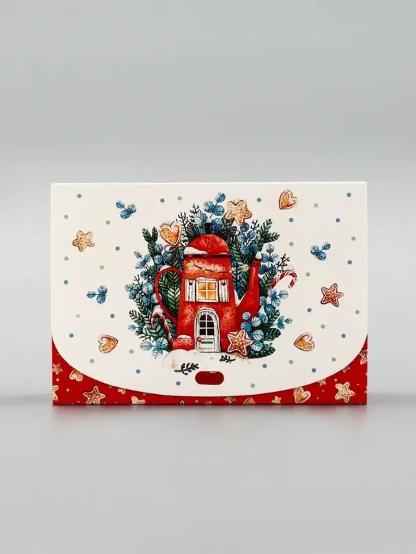 Складная коробка подарочная «Уютное рождество», 16 × 11,5 × 5 см