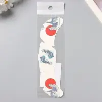 Переводная тату на тело цветная «Веснушки. Волна», 16×5 см