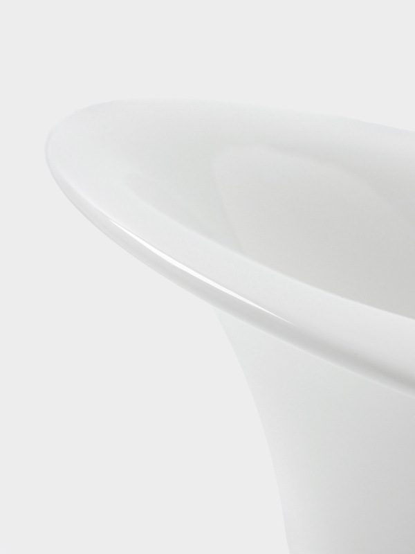 Тарелка Hanna Knövell, 20.3×17.8 см, фарфор, белая