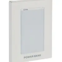 Внешний аккумулятор Luazon PB-17, 4000 мАч, USB, 1 А, индикатор, тонкий корпус, металл, чёрный