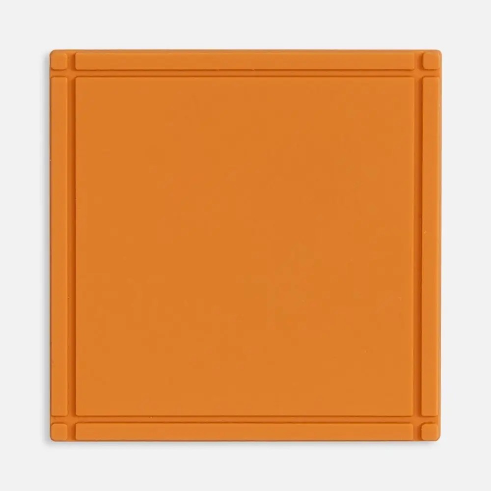 Лейбл из ПВХ Dzeta, L, оранжевый