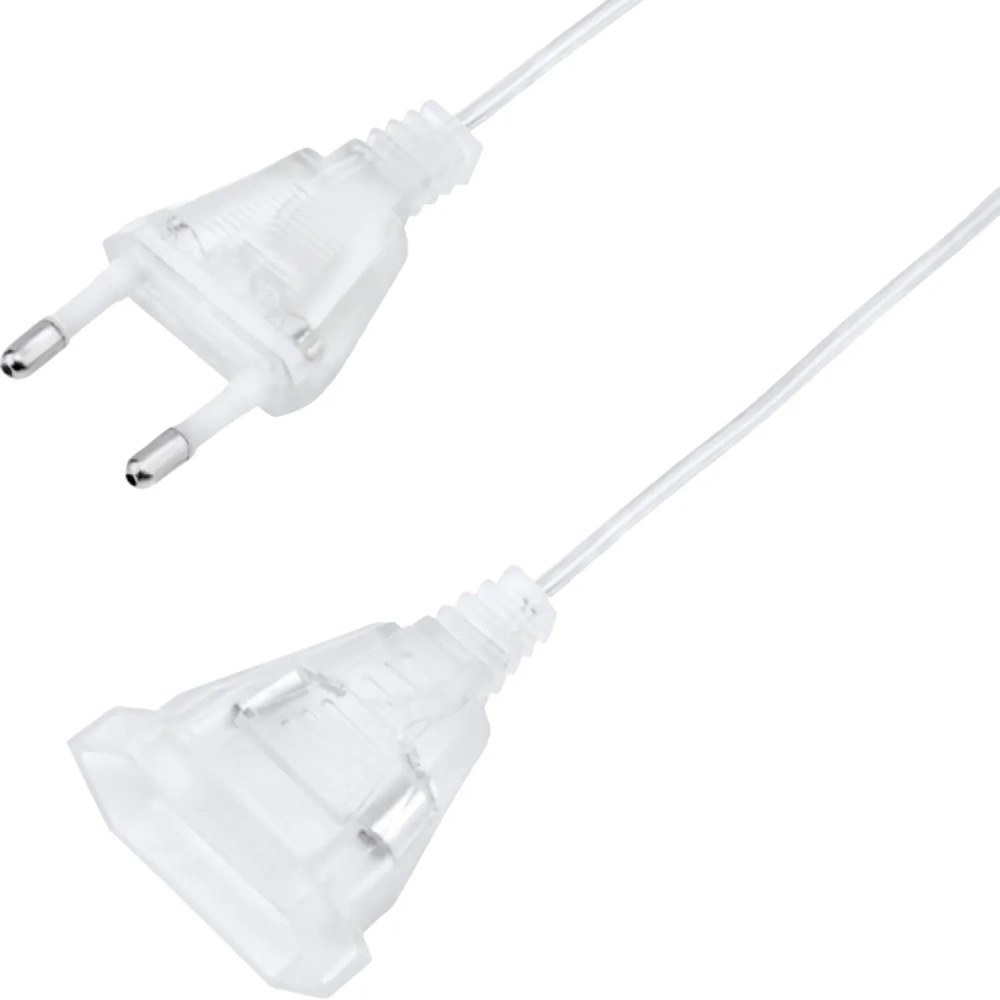 Удлинитель для домашних гирлянд 3 м, прозрачный ПВХ 315-424