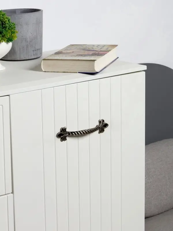 Ручка-скоба мебельная PC175AB, м/о 96 мм, цвет бронза