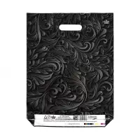 Пакет &laquo;Винтажные узоры&raquo;, полиэтиленовый с вырубной ручкой, 30&times;39.5 см, 60 мкм