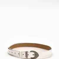 Ремень жен 05-01-02-01, Июнь2506, 3*0,3*110 см, без винта, пряж мат металл, 1 прокол, белый 109031 Ремень жен 05-01-02-01, Июнь2506, 3*0,3*110 см, без винта, пряж мат металл, 1 прокол, белый 109031