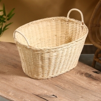 Корзина для белья, 46х36х32 см, ротанг