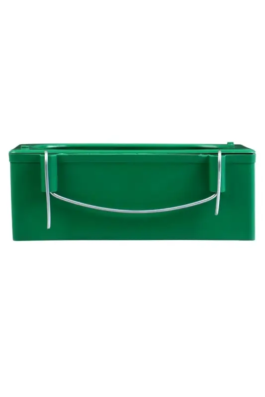 Навесная кормушка - поилка, 4&times;6&times;12 см, лотковая, пластик, Greengo