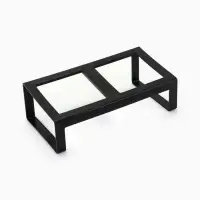 Миски с подставкой КВАРТЕТ пластиковые двойные (+ 2 миски в подарок), 2&times;0.38 л