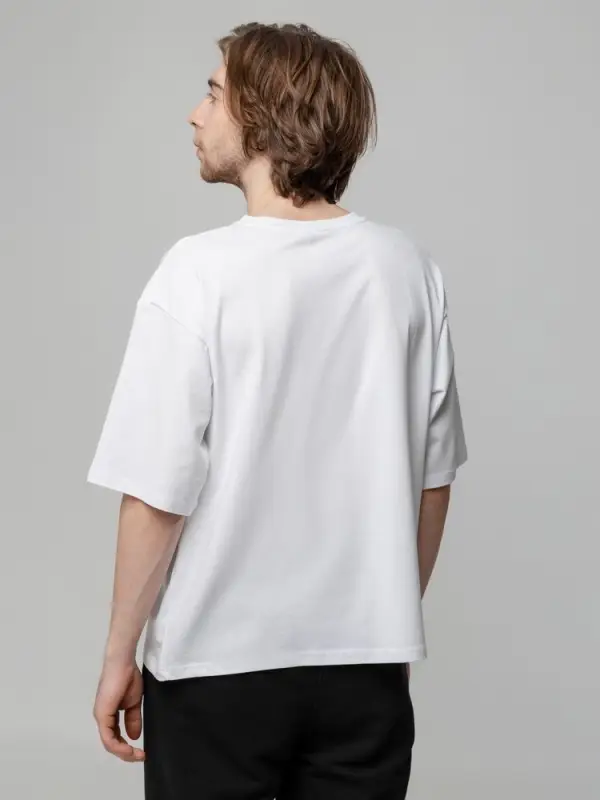 Футболка унисекс оверсайз Street Vibes, молочно-белая, размер XS/S