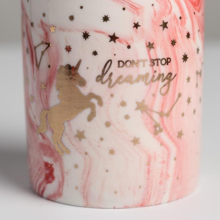 Горшок для цветов с тиснением, «Единорог», 8 х 9.5 см Горшок для цветов с тиснением, «Единорог», 8 х 9.5 см