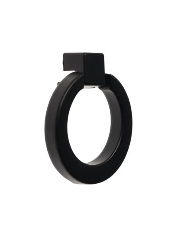 Ручка-кнопка ТУНДРА РК045BL, черная