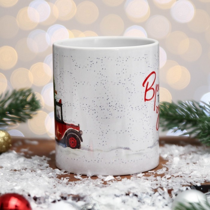 Кружка «Время творить чудеса» машина, елка, 320 мл Кружка «Время творить чудеса» машина, елка, 320 мл