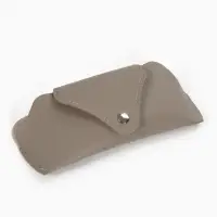 Футляр для очков, на кнопке, 16&times;3&times;6.3 см, серый