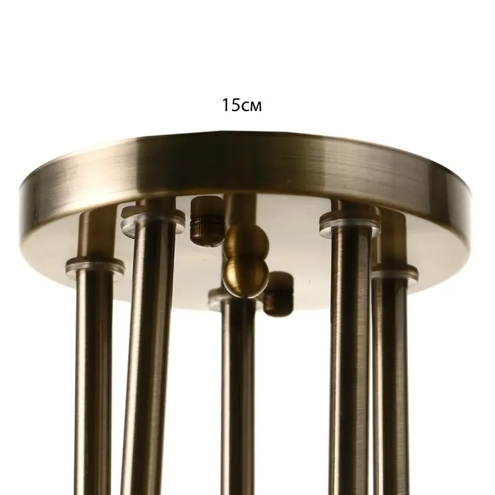 Светильник потолочный BayerLux &laquo;Аста&raquo;, 5хЕ27, 40 Вт, бронза, 65&times;65&times;26 см