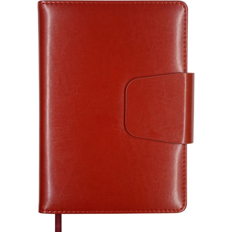 Ежедневник недатированный A5 PRESTIGE красный, 160л 3-352/04