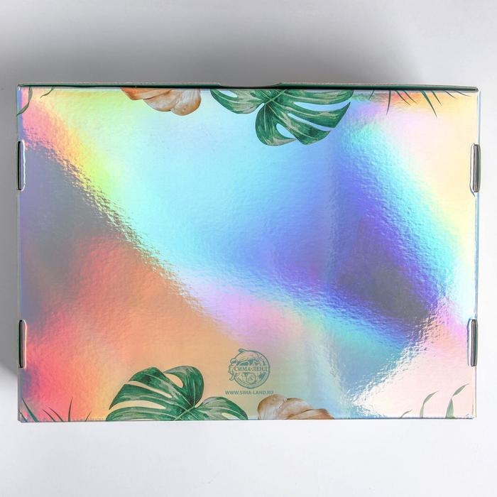 Коробка подарочная складная, упаковка, «Gift», 30,5 х 22 х 9,5 см Коробка подарочная складная, упаковка, «Gift», 30,5 х 22 х 9,5 см