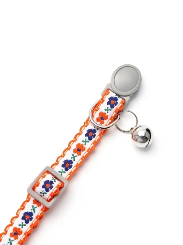 Набор ошейников для кошек &laquo;Пижон. По-полюшку&raquo;, 30&times;1 см, оранжевый, чёрный