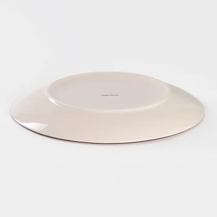 Тарелка Доляна &laquo;Морской мир&raquo;, d=27 см, керамика, красная