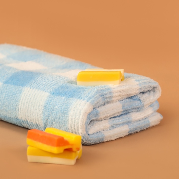 Полотенце банное Этель Полотенце банное Этель "Клетка", цв. синий, 70х140 см, 100% п/э, 240 г/м2