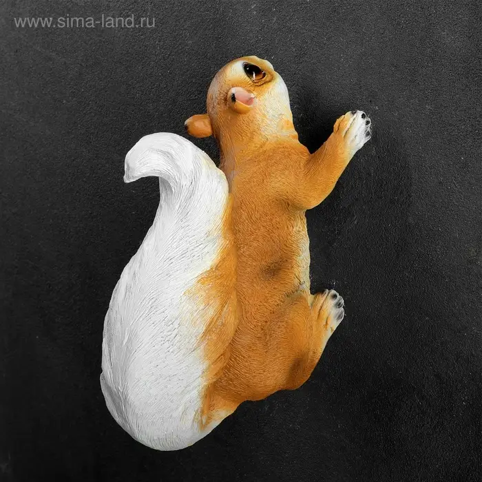 Садовая фигура из полистоуна &laquo;Белка&raquo;, подвесная, 21.5&times;11&times;13 см
