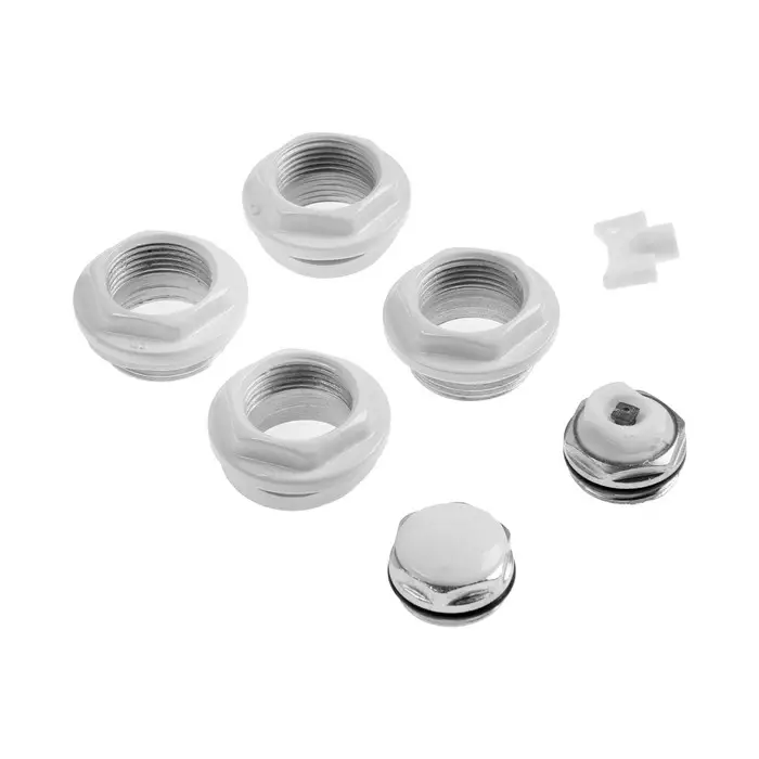 Набор для подключения радиатора ZEIN, 1" x 3/4", без кронштейнов