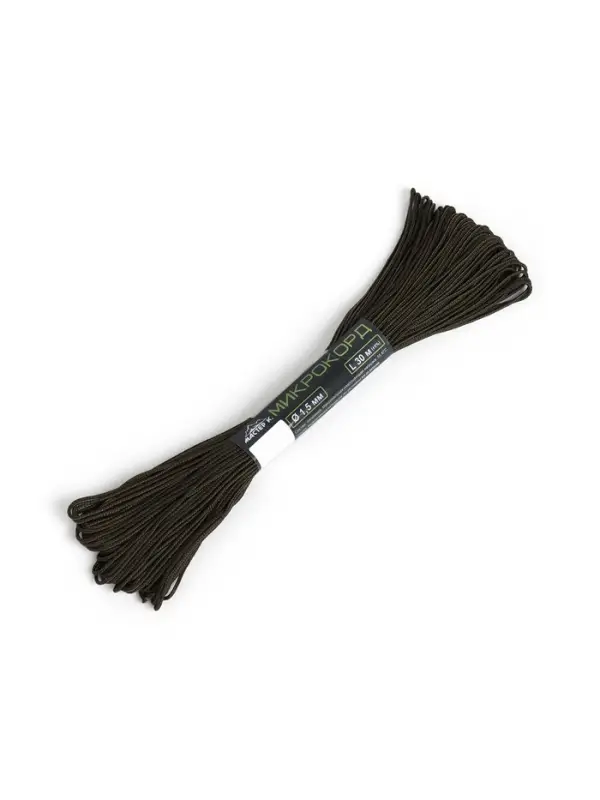 Микрокорд &laquo;Мастер К.&raquo;, d=1.5 мм, 30 м, нейлон, хаки