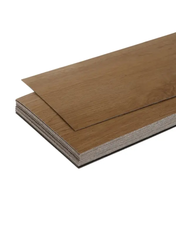 Плитка виниловая самоклеящаяся 91х15 см, дуб Тринкария