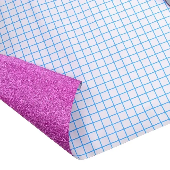 Пленка самоклеящаяся цветная deVENTE, 0,45 х 1 м, 100 мкм розовая с блестками Пленка самоклеящаяся цветная deVENTE, 0,45 х 1 м, 100 мкм розовая с блестками