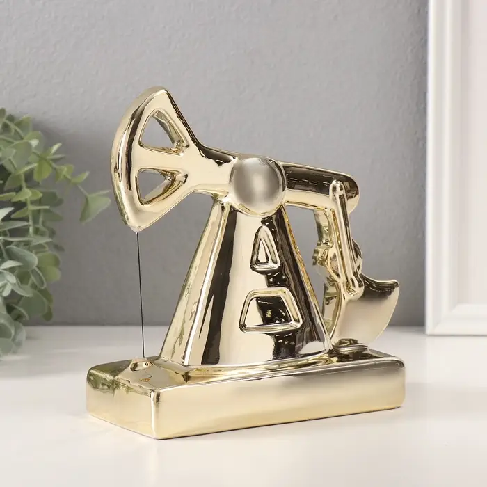 Копилка для денег &laquo;Нефтяная вышка&raquo;, керамика, 8&times;17&times;16.9 см