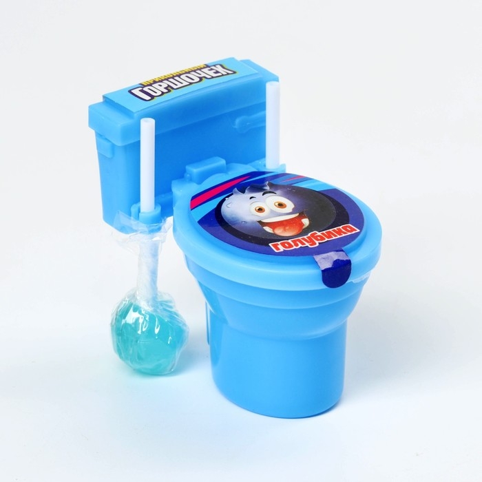 Леденцы с пудрой &laquo;Горшочек с сюрпризом&raquo; унитаз, 15 г.