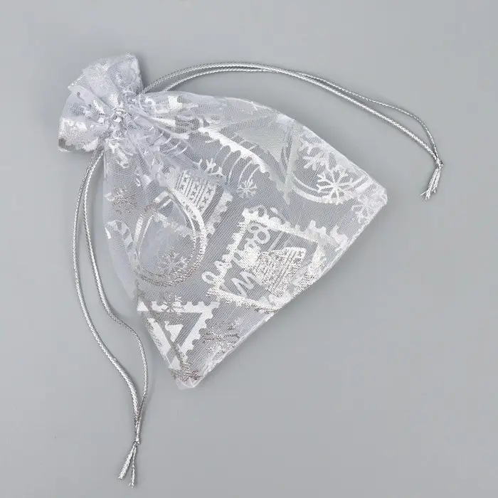 Мешочек подарочный органза «С любовью», 10 х 12 см +/- 1.5 см Мешочек подарочный органза «С любовью», 10 х 12 см +/- 1.5 см