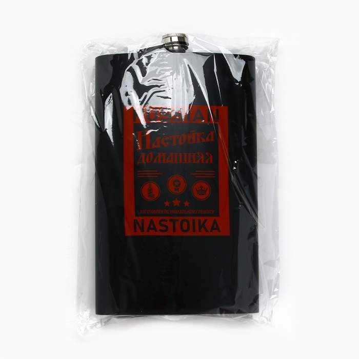 Фляга «Russian Nastoika», 1920 мл, чёрная