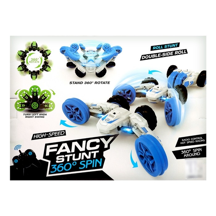 Машина радиоуправляемая «Перевертыш - Трансформер», работает от аккумулятора, цвет синий Машина радиоуправляемая «Перевертыш - Трансформер», работает от аккумулятора, цвет синий