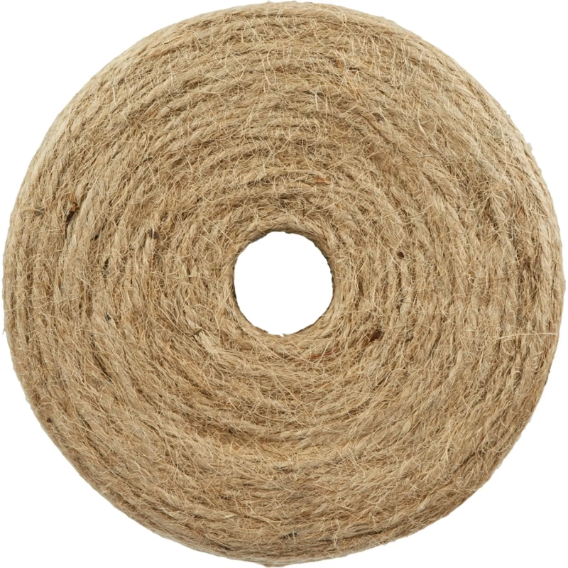 Шнур джутовый плетёный 1,2кТекс 5кгс  1,5кг 900м СПб
